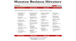 Desktop Screenshot of houston-business-directory.com